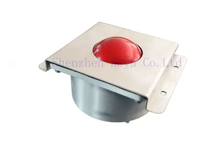 KY-TB-50G 50mm stainless steel mechanical trackball in SUS304 vandal proof housing
