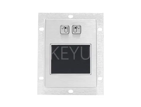 KY-TB-A panel mount metal touchpad mouse with 304 stainless steel face