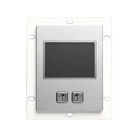KY-PC-TB-A-R external trackpad for PC in SUS304 brushed stainless steel