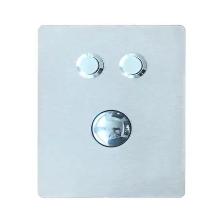 KY-TB-38-C1 stainless steel panel keyboard front view