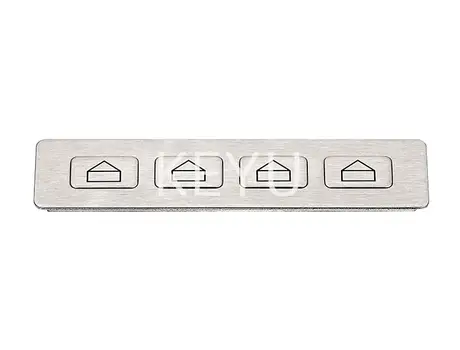 KY2027E slim stainless steel side keypad with flush 116*27mm panel