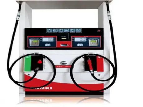 Fuel dispenser with panel mounted keypad and display