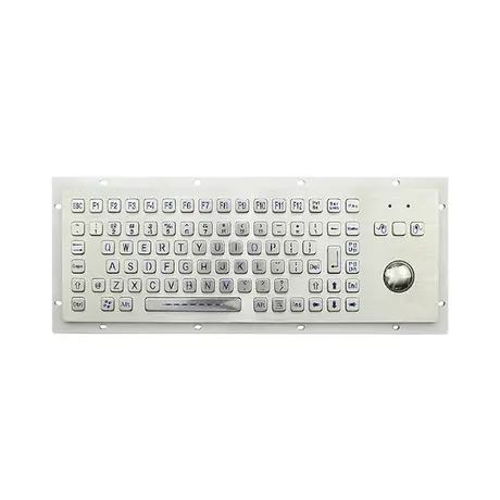 KY-PC-F2-LED stainless steel LED backlit keyboard front panel