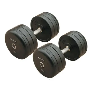 Pro style Rubber Coated Dumbbell A02-A accessories and crossfit made by KIC FITNESS