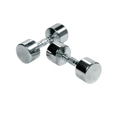 Steel Chrome Dumbbell A03 accessories and crossfit made by KIC FITNESS