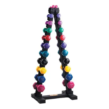 Vinyl Dumbbell Rack A04-C accessories and crossfit made by KIC FITNESS
