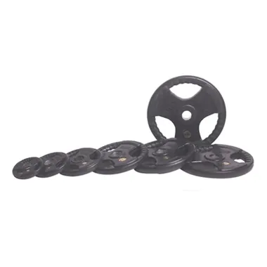 Round Black Weight Plate A07 accessories and crossfit made by KIC FITNESS