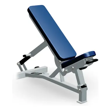 Adjustable Bench(Pro Style) F1-3024 plate loaded strength made by KIC FITNESS