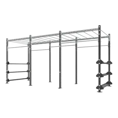 Monkey Bar Rig with End Storage F1-7003 plate loaded strength made by KIC FITNESS