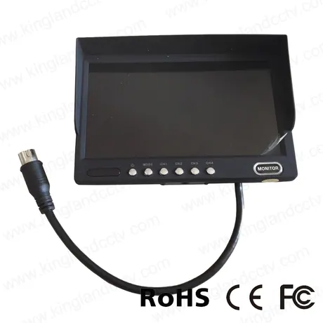 7 inch LCD TFT Screen Rear View Quad Monitor(KL-M711Q)