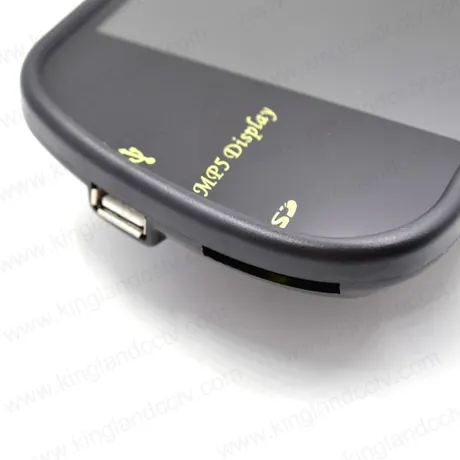 Monitor TFT LCD de 7 pulgadas con pantalla táctil LCD USB con ranura para espejo retrovisor del coche con MP5