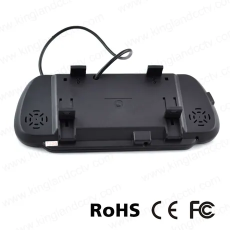 Monitor TFT LCD de 7 pulgadas con pantalla táctil LCD USB con ranura para espejo retrovisor del coche con MP5