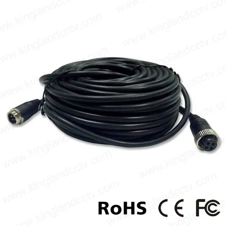 Male to Female 4-Pin Aviation Video Cable