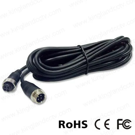 Male to Female 4-Pin Aviation Video Cable