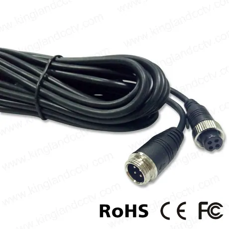 Male to Female 4-Pin Aviation Video Cable