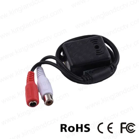 Voice audio pickup for CCTV camera sound monitor
