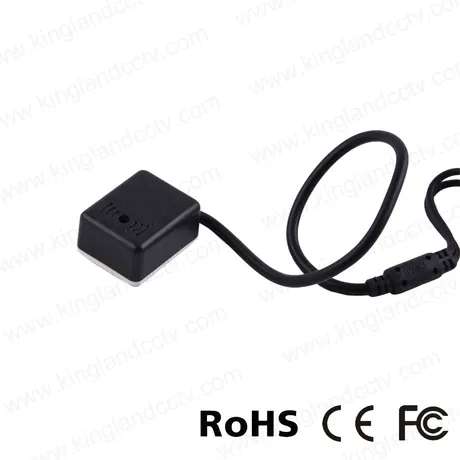 Voice audio pickup for CCTV camera sound monitor