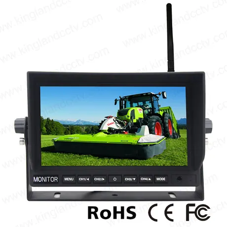 2.4Ghz Digital signal 7 inch 2CHs Wireless Reverse Camera System