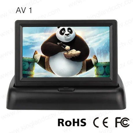 5 inch foldable car monitor