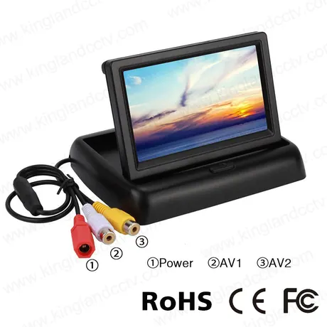 5 inch foldable car monitor