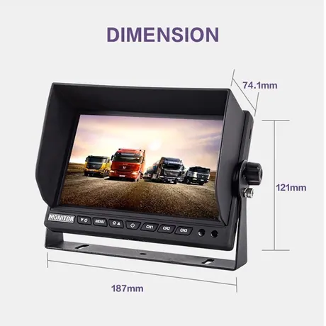 7 Inch Car Rearview Ahd Monitor