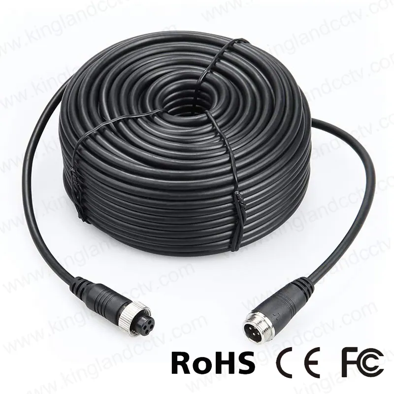 Male to Female 4-Pin Aviation Video Cable