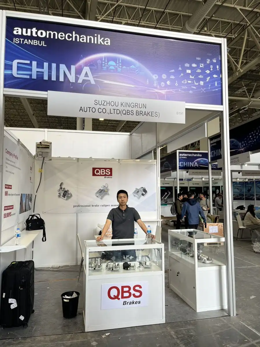 Suzhou Kingrun Auto stand at Automechanika Istanbul in the China pavilion
