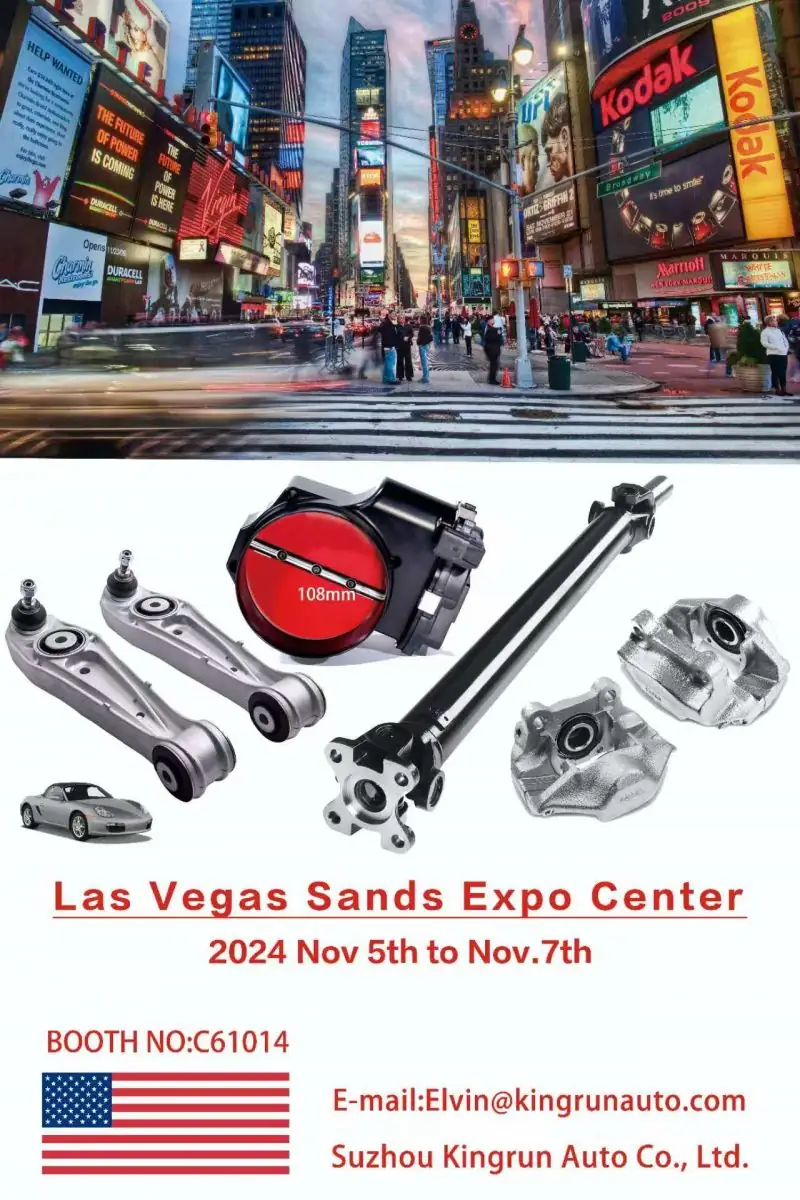AAPEX Las Vegas 2024 stand announcement with the booth number and contact details