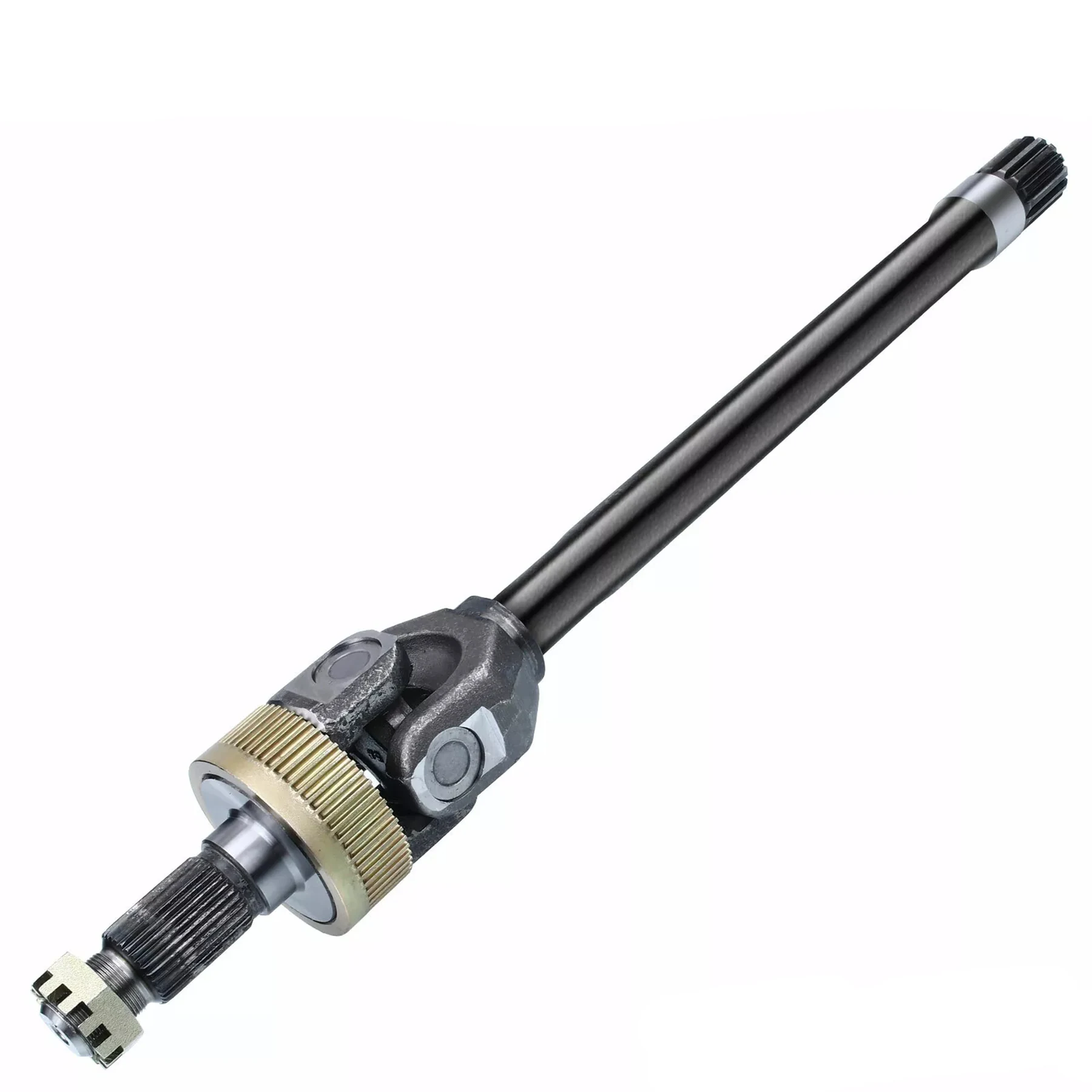 Honda propeller shaft assembly with universal joints at both ends