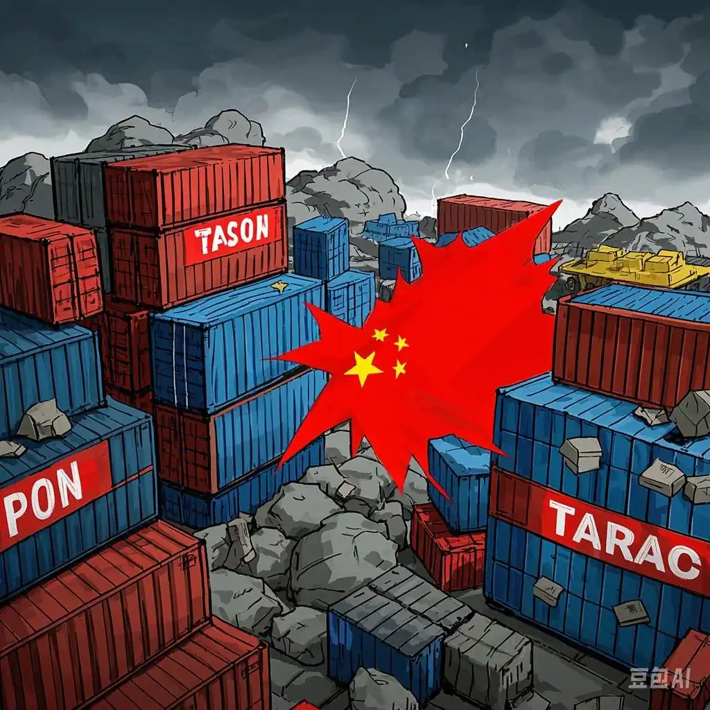 Illustration of shipping containers representing international parts trade