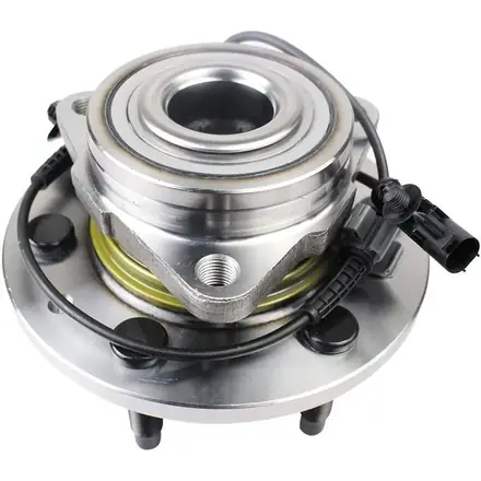 Wheel hub unit assembly with integrated ABS sensor and wheel studs