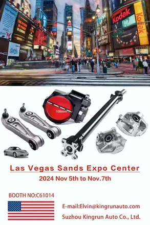 AAPEX Las Vegas 2024 stand announcement with the booth number and contact details