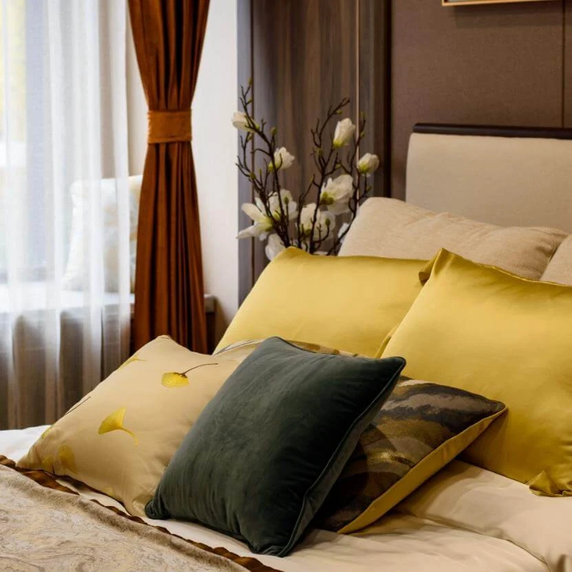 Interior textiles finished with light stable polyurethane coatings