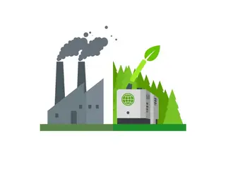Illustration of environmentally friendly laser cleaning