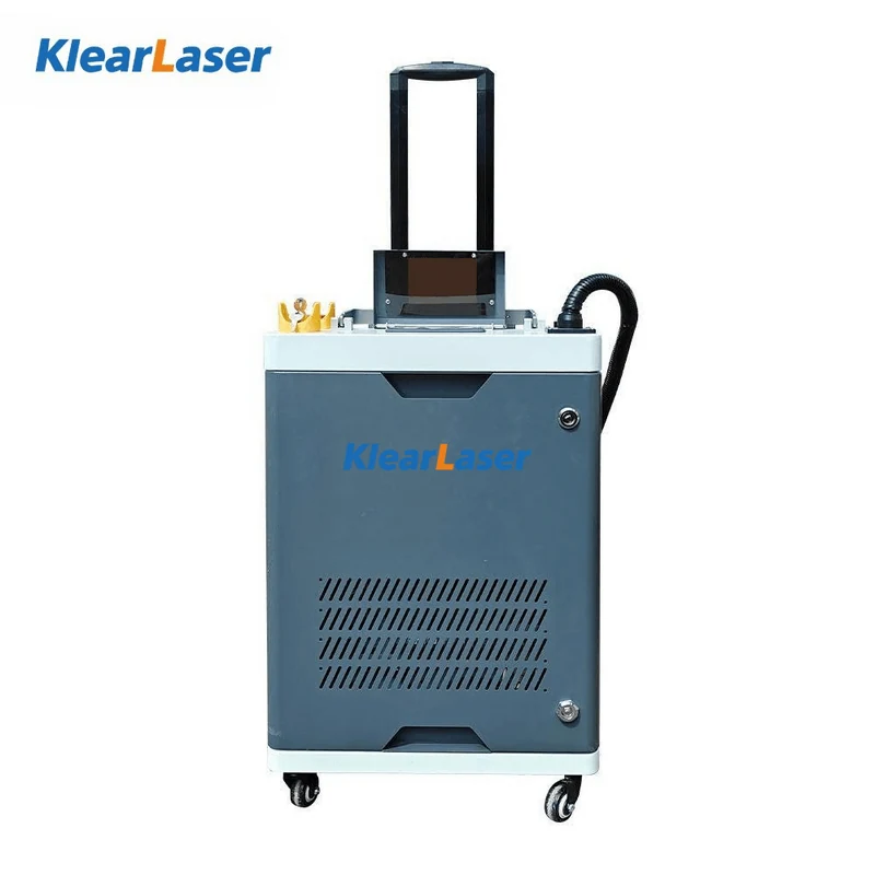 Trolley unit with pull rod extended for transport