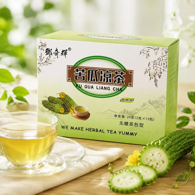 Deng Qihui Bitter Melon Cooling Tea sugar-free herbal teabag pack