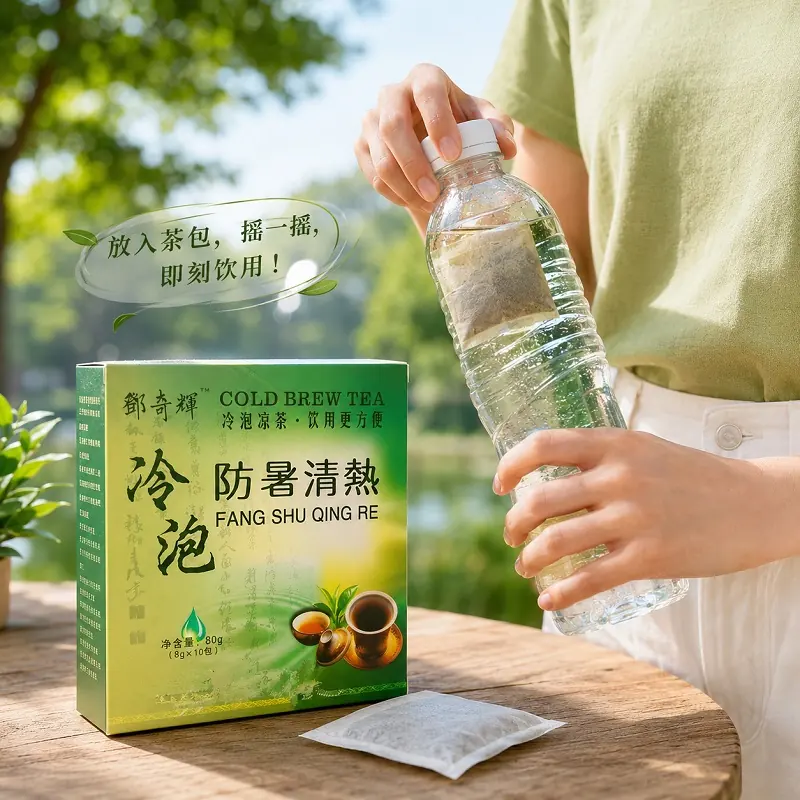 Deng Qihui Cold Brew Anti-Heat Stroke Tea retail pack of herbal teabags