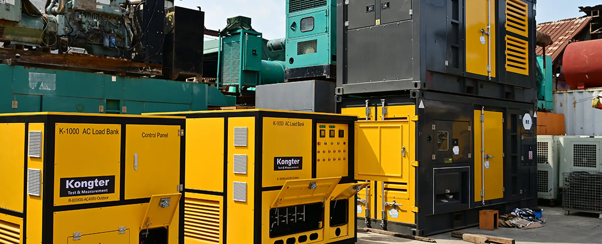 Kongter load banks in the field