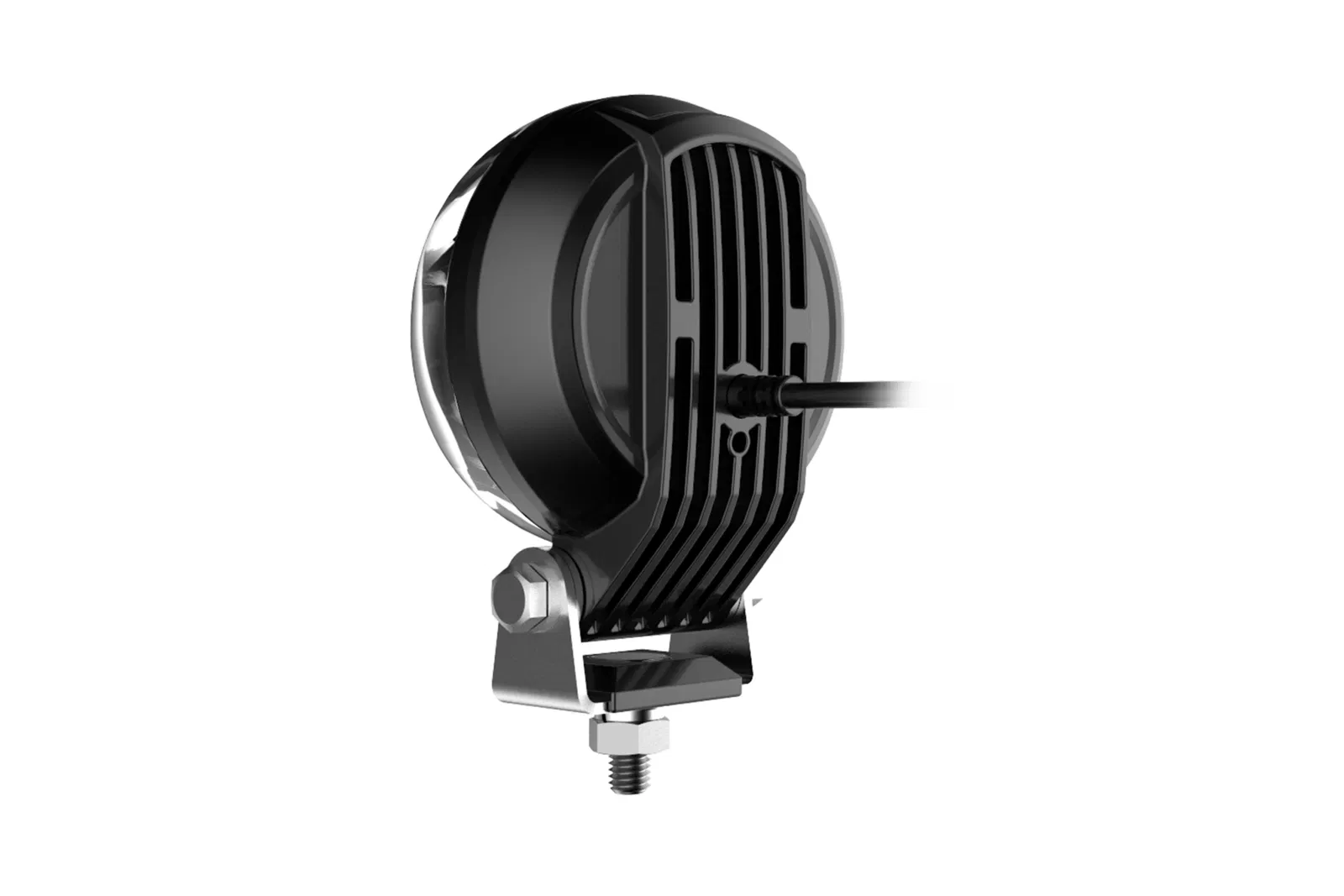 KOF95 light viewed from the back showing mounting bracket and wiring entry