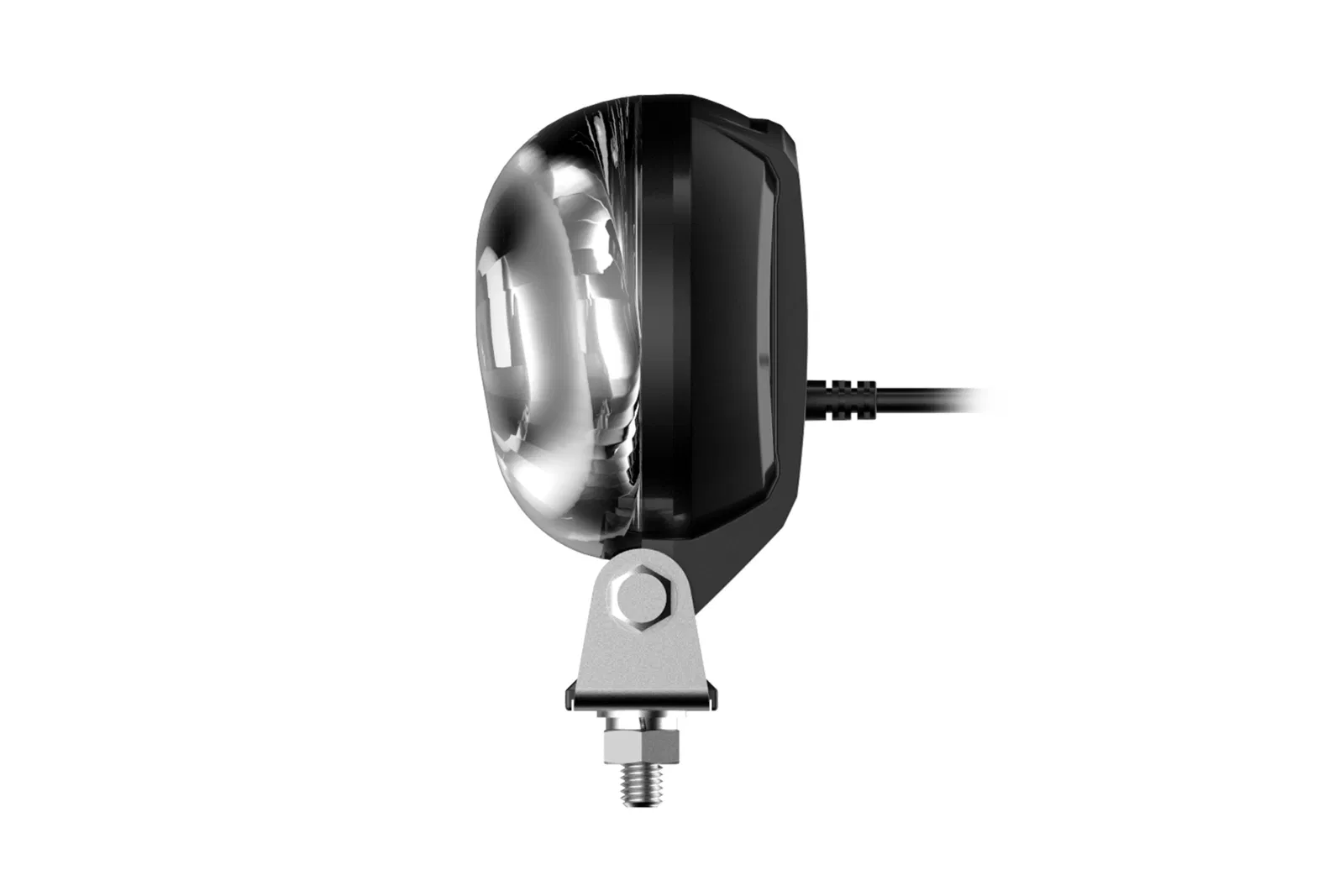 KOF95 light viewed from the side showing the compact profile and mounting base
