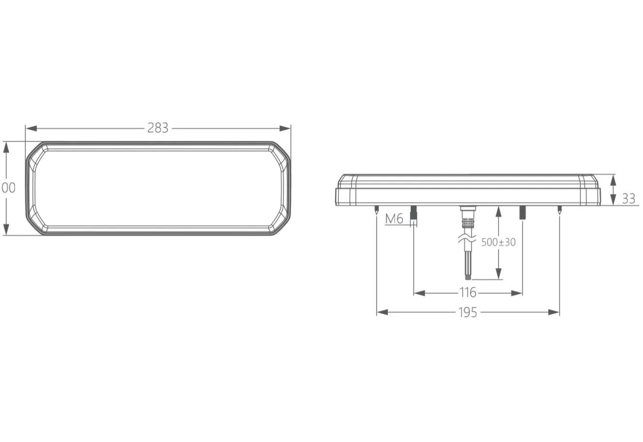 KOT33 series vehicle lighting product photo
