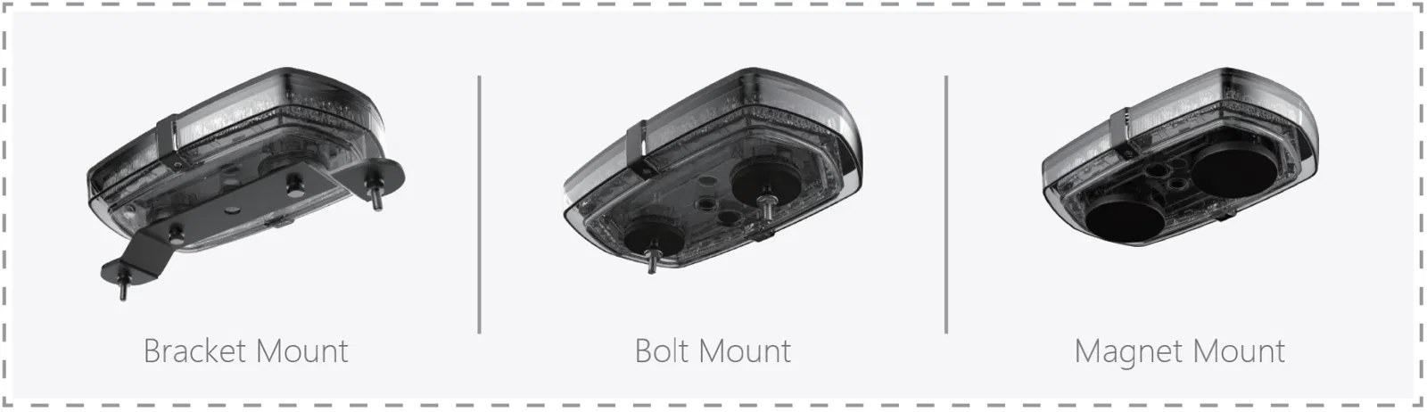 KOW94 micro minibar with detailed view of the cover and mounting bracket