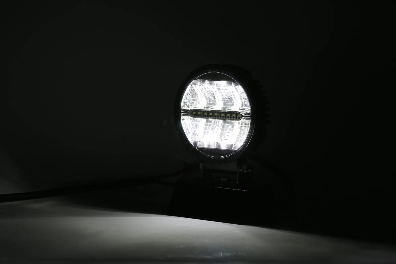 KOWK5025 worklight mounted on a truck panel