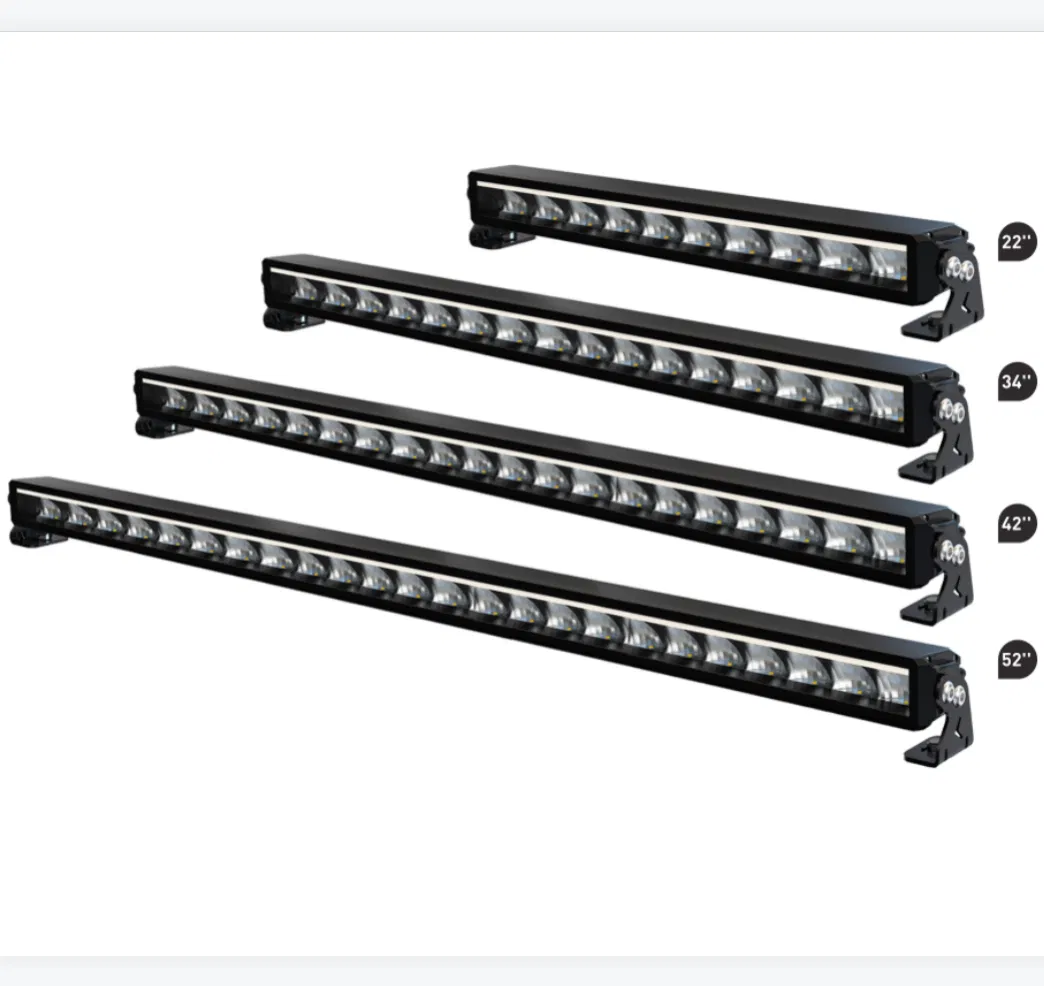 KOWK58 series full screen LED light bar viewed from the front