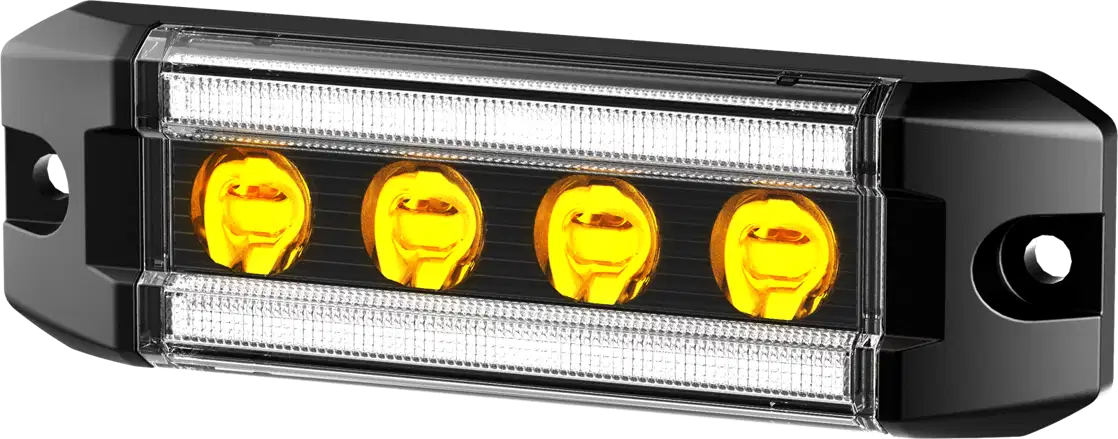 W101 position light with yellow and white dual line configuration