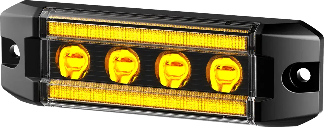 W101 slim dual line position light with yellow LED lines