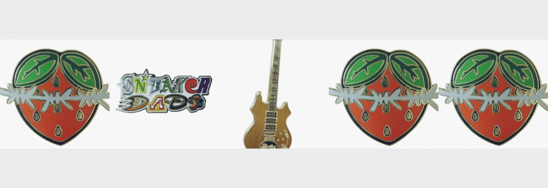 Hard Enamel Pins made to customer artwork