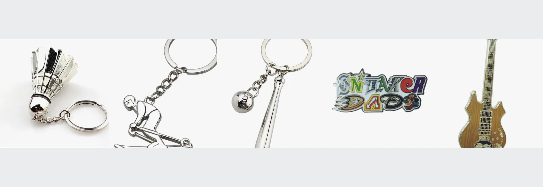 3D Keychain photographed from the production run