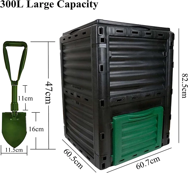 Plastic Composting Bin -KGBG6001 view 2