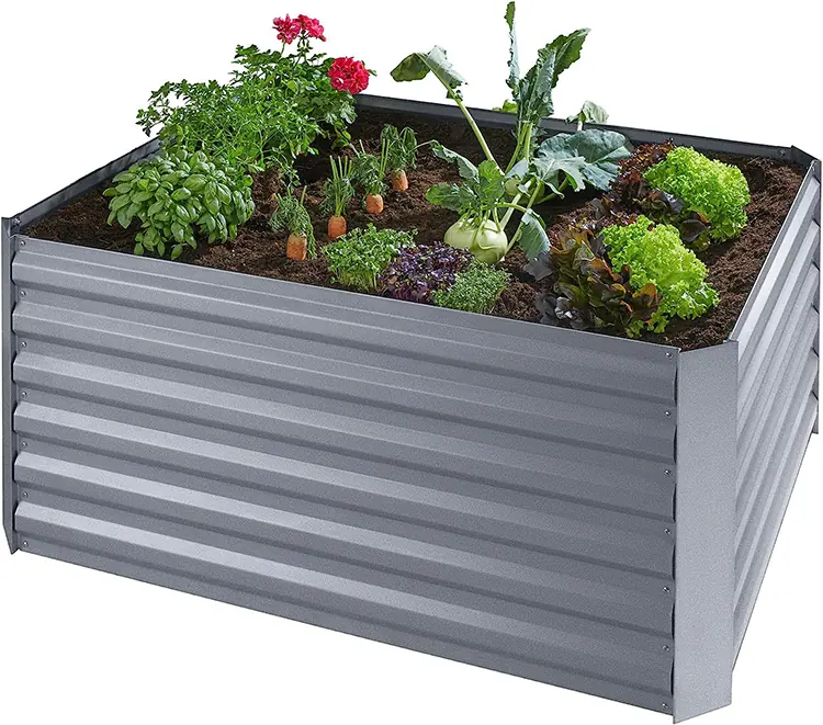 Metal Raised Garden Bed KGFP6010 - Raised Garden Bed made by Kunda